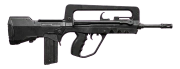 Modelo 3D da FAMAS "BAGUETE" no jogo